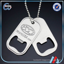 Stainless Steel Dog Tags Bottle Opener